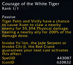Courage of the White Tiger / Strength of the Black Ox